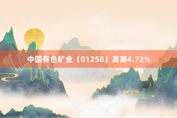 中国有色矿业（01258）高潮4.72%